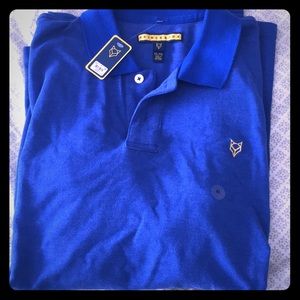NWT- classic blue polo shirt